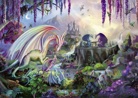 Ravensburger: Dragon Valley 2000 Puzzle - RAVENSBURGER dėlionė - HOBI.LT 🇱🇹