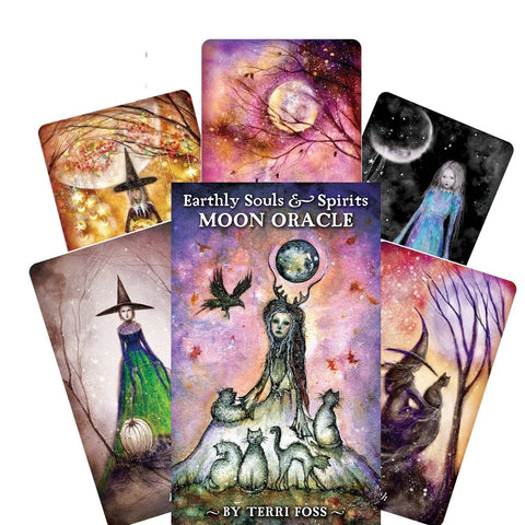 US Games Systems: Earthly Souls and Spirits Moon Oracle kortos ir vadovas - HOBI.LT 🇱🇹