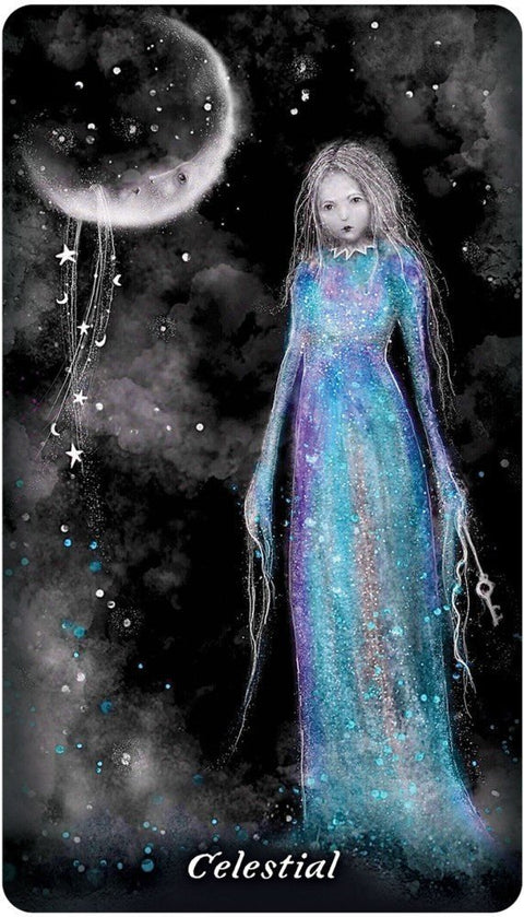 US Games Systems: Earthly Souls and Spirits Moon Oracle kortos ir vadovas - HOBI.LT 🇱🇹
