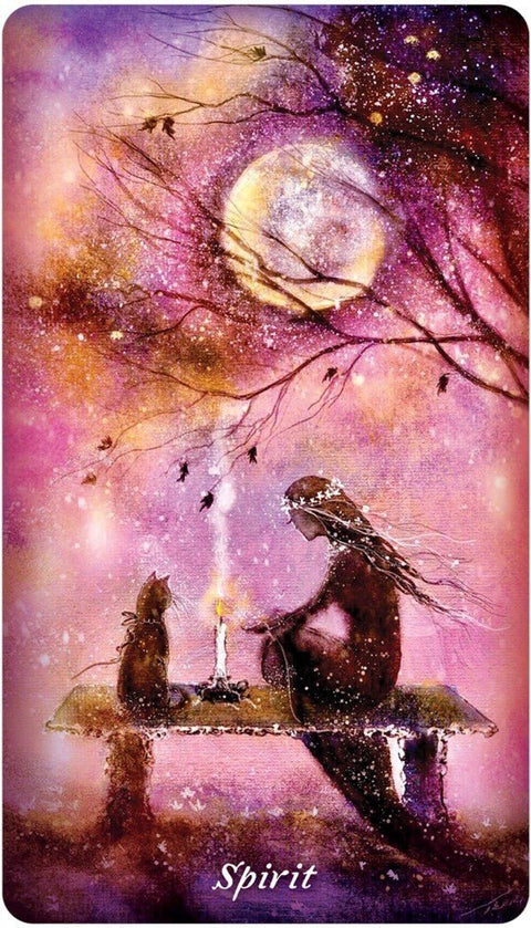 US Games Systems: Earthly Souls and Spirits Moon Oracle kortos ir vadovas - HOBI.LT 🇱🇹