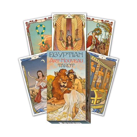 Lo Scarabeo: Egyptian Art Nouveau Tarott kortos - HOBI.LT 🇱🇹