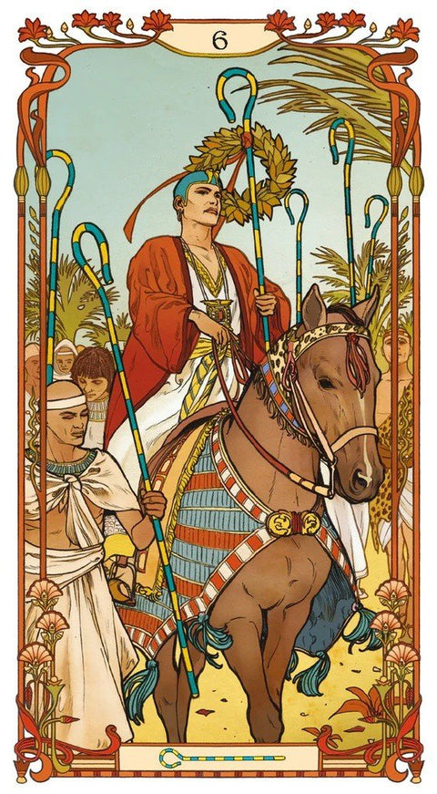 Lo Scarabeo: Egyptian Art Nouveau Tarott kortos - HOBI.LT 🇱🇹