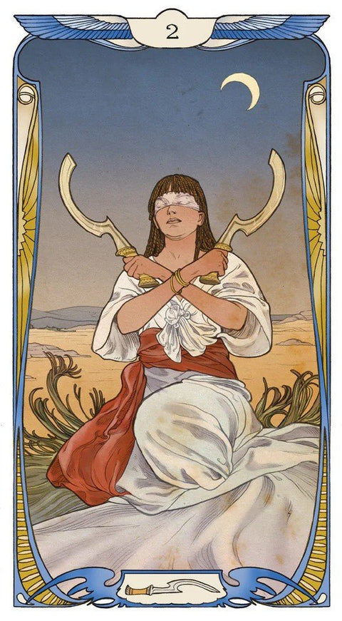Lo Scarabeo: Egyptian Art Nouveau Tarott kortos - HOBI.LT 🇱🇹