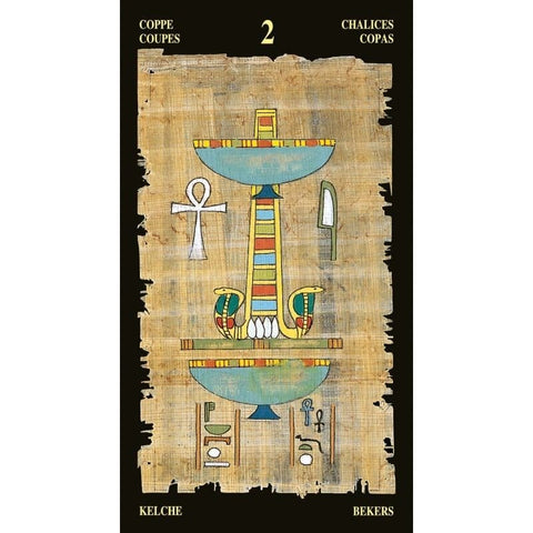 Lo Scarabeo: Egyptian Tarot Kortos - HOBI.LT 🇱🇹