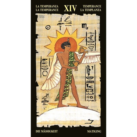 Lo Scarabeo: Egyptian Tarot Kortos - HOBI.LT 🇱🇹