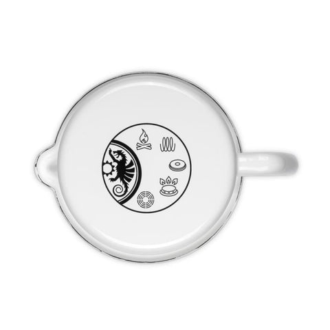 Emaliuotas BALTAS pieno puodas Petromax 1.4 L