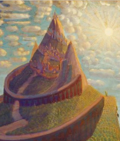 M.K. Čiurlionis Pilies pasaka – medinė dėlionė, 150 detalių, M