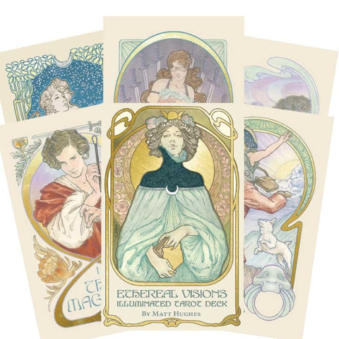 US Games Systems: Ethereal Visions: Illuminated Tarot kortos - HOBI.LT 🇱🇹