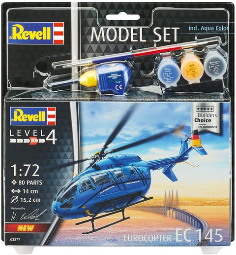 Revell: Eurocopter EC 145 Builder’s Choice - PLASTIKINIS modeliavimo rinkinys - HOBI.LT 🇱🇹
