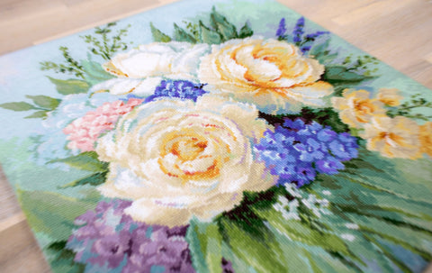Luca - s: Floral Bouquet SB2370 - siuvinėjimo kryželiu rinkinys - HOBI.LT 🇱🇹