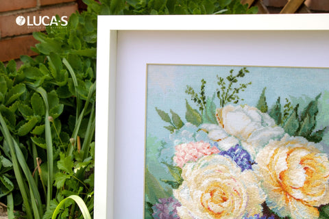 Luca - s: Floral Bouquet SB2370 - siuvinėjimo kryželiu rinkinys - HOBI.LT 🇱🇹
