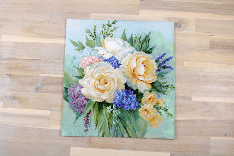 Luca - s: Floral Bouquet SB2370 - siuvinėjimo kryželiu rinkinys - HOBI.LT 🇱🇹
