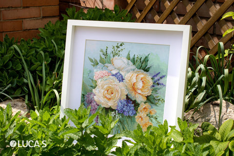 Luca - s: Floral Bouquet SB2370 - siuvinėjimo kryželiu rinkinys - HOBI.LT 🇱🇹