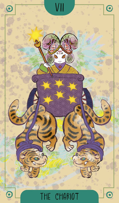 Įkvepiančios manga stiliaus taro kortos „Floating World“, 78 + vadovas