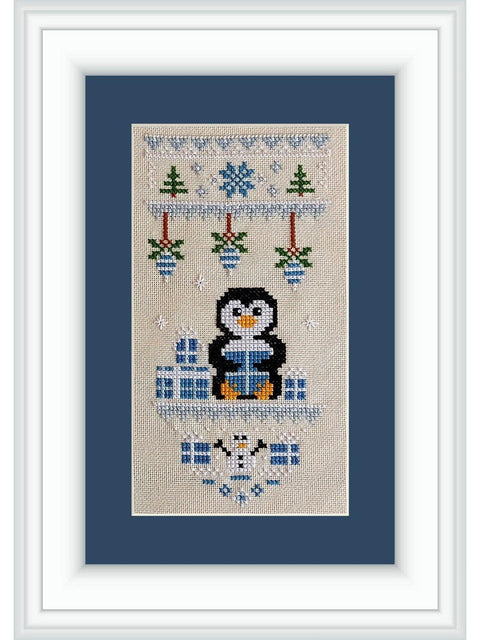 NeoCraft skaičiuotas siuvinėjimo kryželiu rinkinys „Dovana“, 9x18 cm