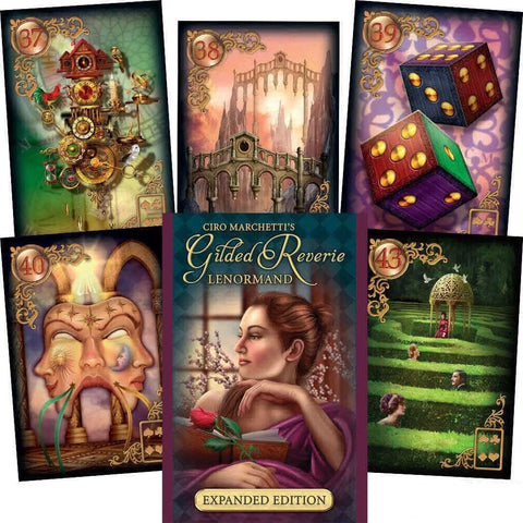 US Games Systems: Gilded Reverie Lenormand kortos - HOBI.LT 🇱🇹