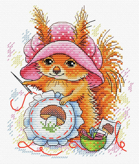 MP Studija: Ginger Embroideress SM - 286 - Siuvinėjimo rinkinys - HOBI.LT 🇱🇹