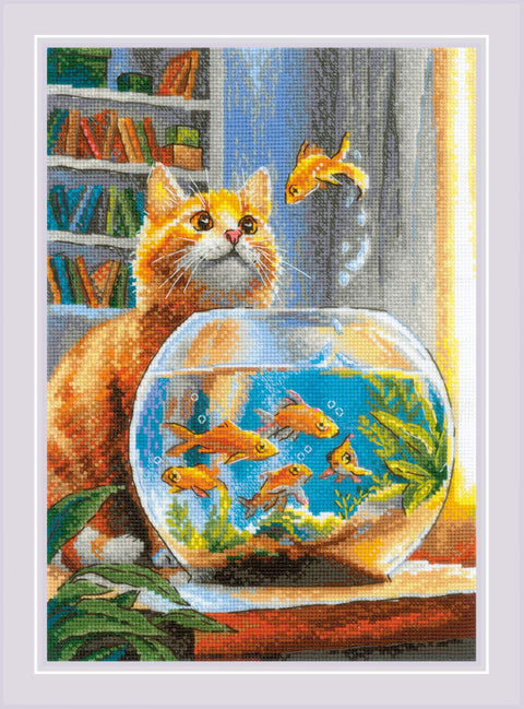 Ginger Observer. Siuvinėjimo rinkinys iš RIOLIS Nr.: 2218 - HOBi.LT