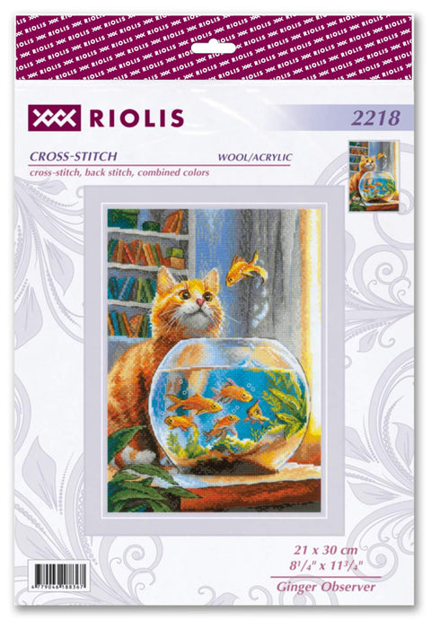 Ginger Observer. Siuvinėjimo rinkinys iš RIOLIS Nr.: 2218 - HOBi.LT