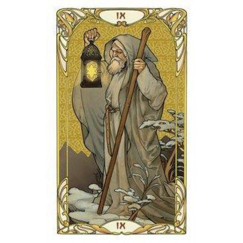 Lo Scarabeo: Golden Art Nouveau Tarott Mini kortos - HOBI.LT 🇱🇹