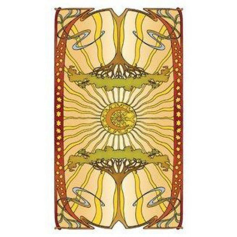 Lo Scarabeo: Golden Art Nouveau Tarott Mini kortos - HOBI.LT 🇱🇹