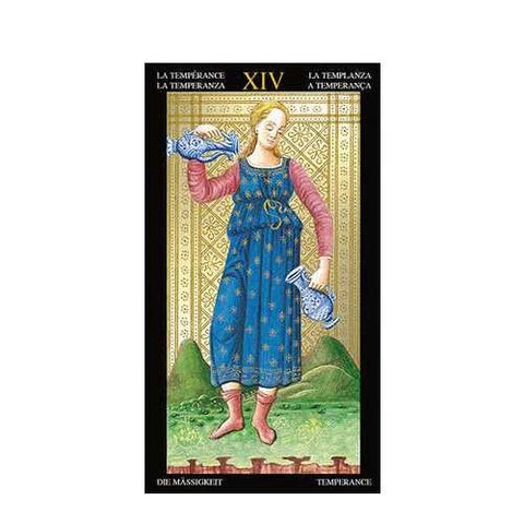 Lo Scarabeo: Golden Visconti Grand Trumps Tarot Kortos - HOBI.LT 🇱🇹