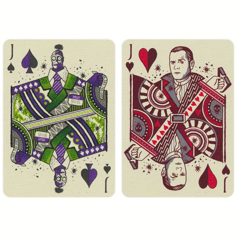 Beetlejuice žaidimo kortos – pokeriui, triukams, kolekcininkams