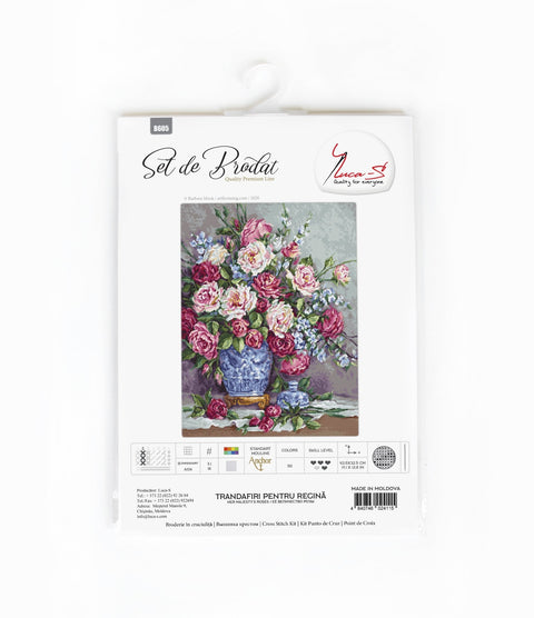 Luca - s: HER MAJESTY'S ROSES SB605 - siuvinėjimo kryželiu rinkinys - HOBI.LT 🇱🇹