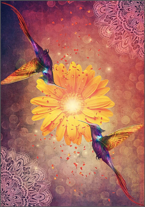 Hummingbird Wisdom Oracle kortos