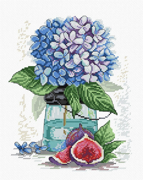 MP Studija: Hydrangea SM - 138 - Siuvinėjimo rinkinys - HOBI.LT 🇱🇹