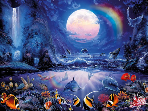 Ravensburger: Idyll Moon Puzzle 1500 - RAVENSBURGER dėlionė - HOBI.LT 🇱🇹