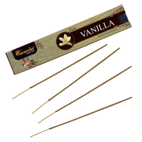 Vedic Vanilla natūralūs smilkalai su vanile ir sandalmedžiu, 15 g