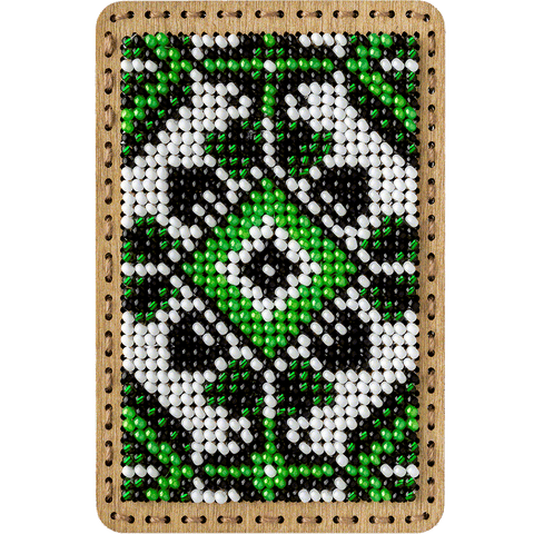 Adatinės dėžutės karoliukų siuvinėjimo rinkinys, PRECIOSA, 6×9 cm, 4 spalvos