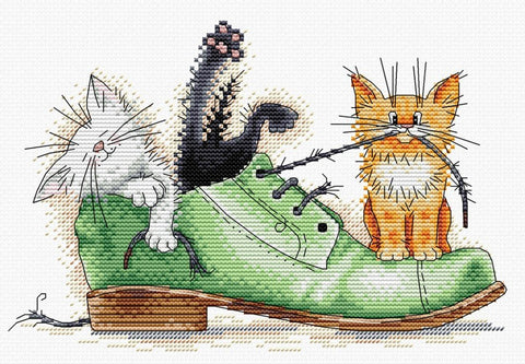 MP Studija: Kittens SM - 185 - Siuvinėjimo rinkinys - HOBI.LT 🇱🇹
