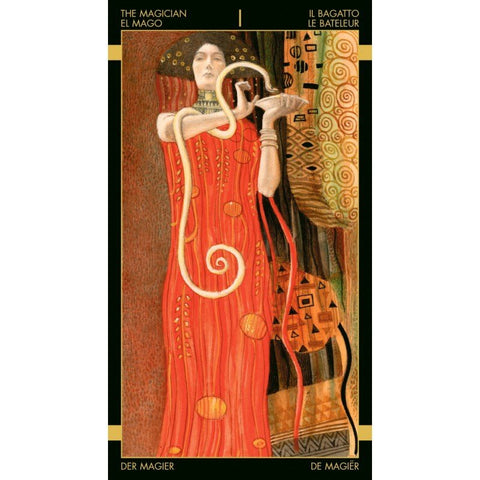 Lo Scarabeo: Klimt Tarott (Golden Mini Edition) Kortos - HOBI.LT 🇱🇹