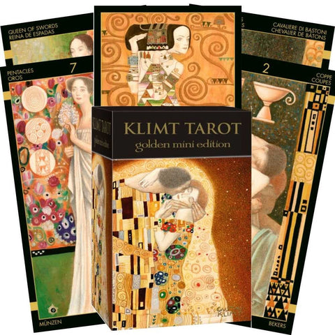 Lo Scarabeo: Klimt Tarott (Golden Mini Edition) Kortos - HOBI.LT 🇱🇹