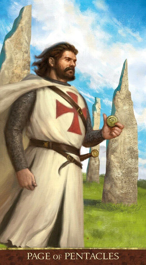 Lo Scarabeo: Knights Templar Tarot kortos - HOBI.LT 🇱🇹