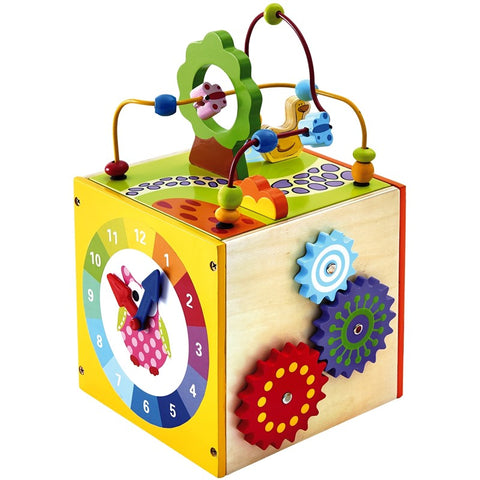 Lavinamasis ergoterapinis veiklos kubas „5 viename“ BINO, 18+ mėn., 23×22×34 cm