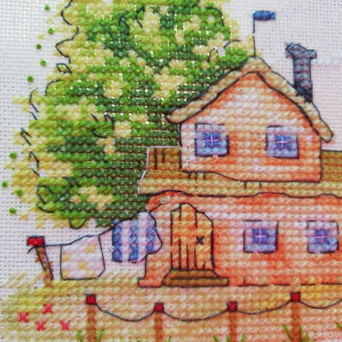Siuvinėjimo kryželiu rinkinys „Švyturio prižiūrėtojas“, 19x19 cm, NeoCraft