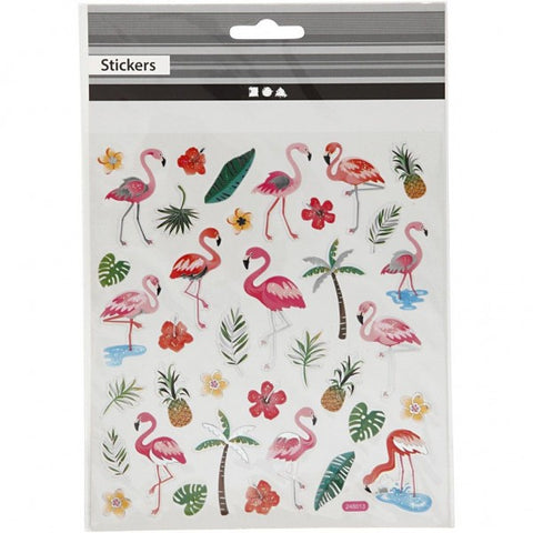 Dekoratyviniai lipdukai su flamingais, 15×16,5 cm – CREATIV