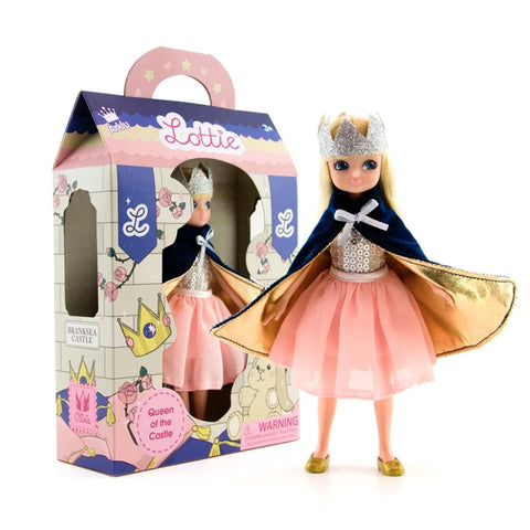 Lottie lėlė Pilies karalienė – 18 cm, tutu sijonas, karūna, 3+