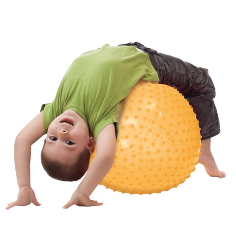 LUDI masažinis gimnastikos kamuolys vaikams 45 cm, iki 50 kg – žaidimams lauke ir viduje