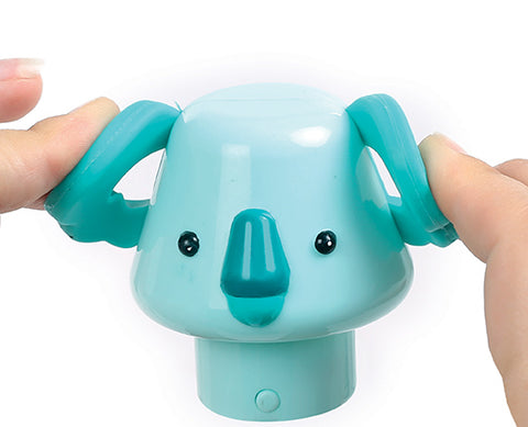 LUDI lavinamoji žiedų piramidė „Koala“ – besisupanti, skambantys žiedai, kūdikiams 10+ mėn.