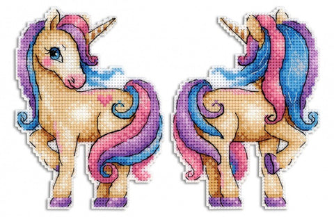 MP Studija: Magic Unicorns SR - 317 - Siuvinėjimo rinkinys - HOBI.LT 🇱🇹
