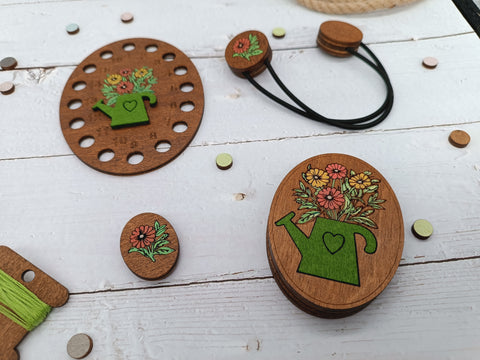 Magnetinis laikiklis siuvimo adatoms Gėlės KF059/205P