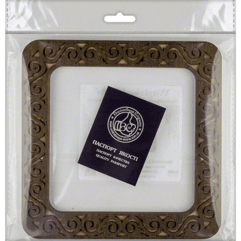 Magnetinis medinis siuvinėjimo rėmelis 14×14 cm plokštiems paviršiams