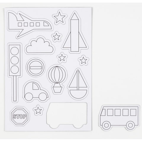 CREATIV magnetukai su transporto priemonėmis dekoravimui A5 14.85×21 cm nuo 3 m.