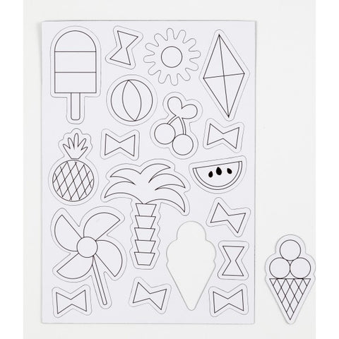 Vasariškų magnetukų rinkinys dekoravimui, 14.85×21 cm – CREATIV