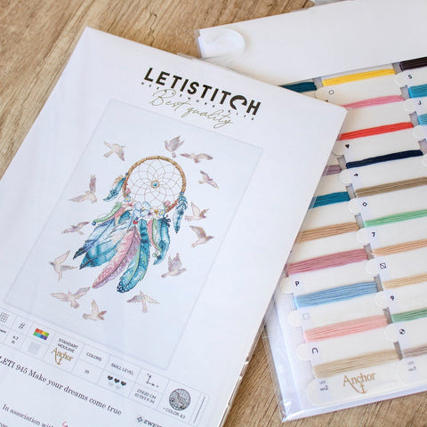 LetiStitch: Make Your Dreams Come True SLETI945 - siuvinėjimo kryželiu rinkinys - HOBI.LT 🇱🇹