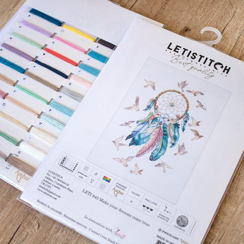 LetiStitch: Make Your Dreams Come True SLETI945 - siuvinėjimo kryželiu rinkinys - HOBI.LT 🇱🇹